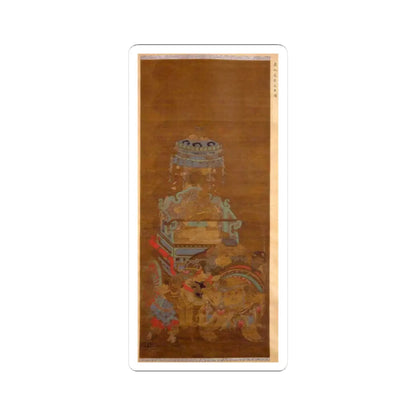 Unidentified artist - Journey of the Tianwang (Devaradja) - 16th–17th century - STICKER Vinyl Kiss-Cut Decal