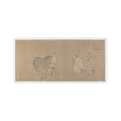 Unidentified artist - Judging a Horse - unknown v1 - STICKER Vinyl Kiss-Cut Decal