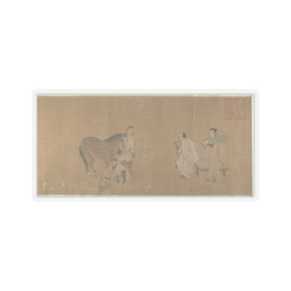 Unidentified artist - Judging a Horse - unknown v1 - STICKER Vinyl Kiss-Cut Decal