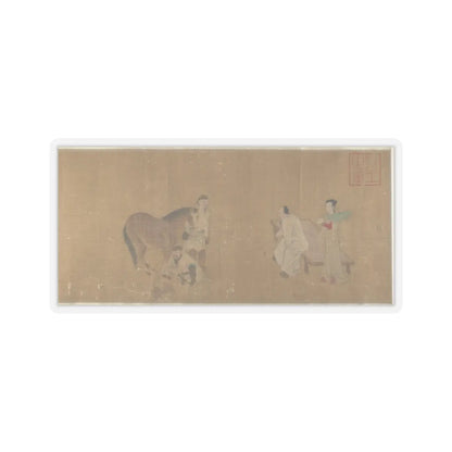 Unidentified artist - Judging a Horse - unknown v1 - STICKER Vinyl Kiss-Cut Decal