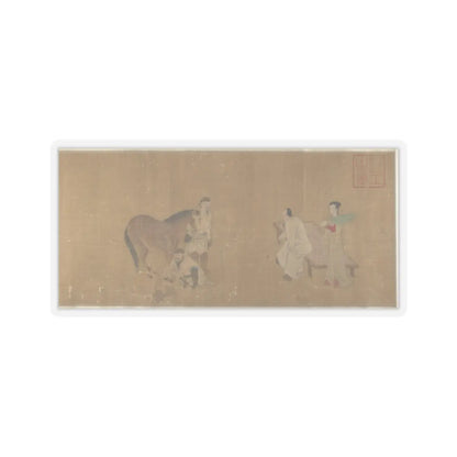 Unidentified artist - Judging a Horse - unknown v1 - STICKER Vinyl Kiss-Cut Decal