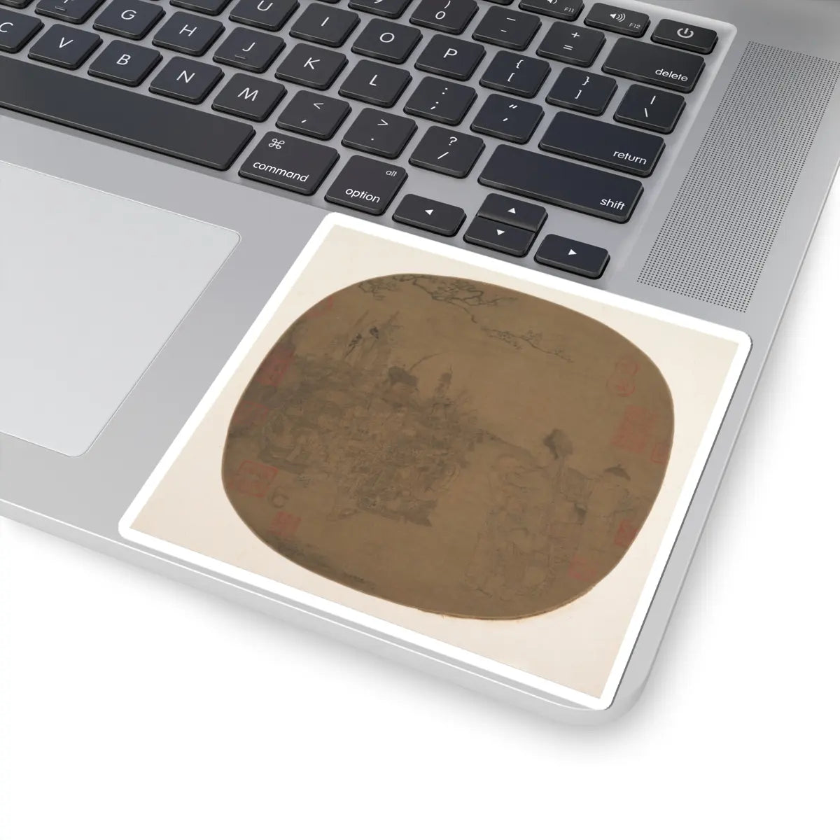 Unidentified artist - Knickknack peddler - 13th–15th century v1 - STICKER Vinyl Kiss-Cut Decal