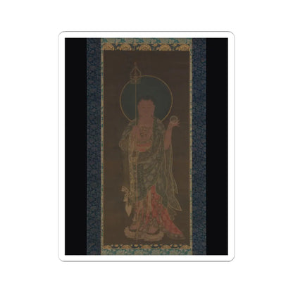 Unidentified artist - Kshitigarbha - first half of the 14th century v1 - STICKER Vinyl Kiss-Cut Decal