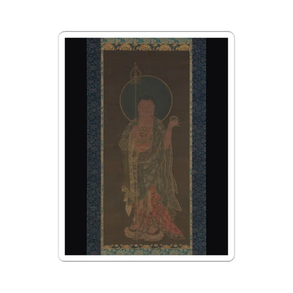 Unidentified artist - Kshitigarbha - first half of the 14th century v1 - STICKER Vinyl Kiss-Cut Decal