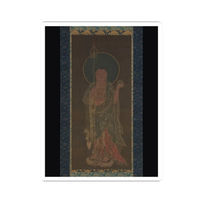 Unidentified artist - Kshitigarbha - first half of the 14th century v1 - STICKER Vinyl Kiss-Cut Decal