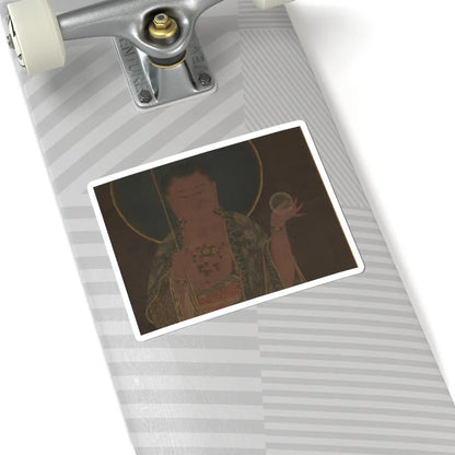 Unidentified artist - Kshitigarbha - first half of the 14th century v3 - STICKER Vinyl Kiss-Cut Decal