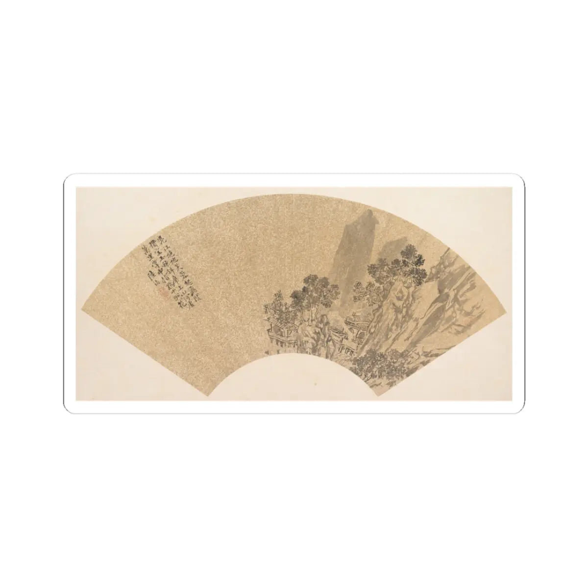 Unidentified artist - Landscape - 16th century or later - STICKER Vinyl Kiss-Cut Decal