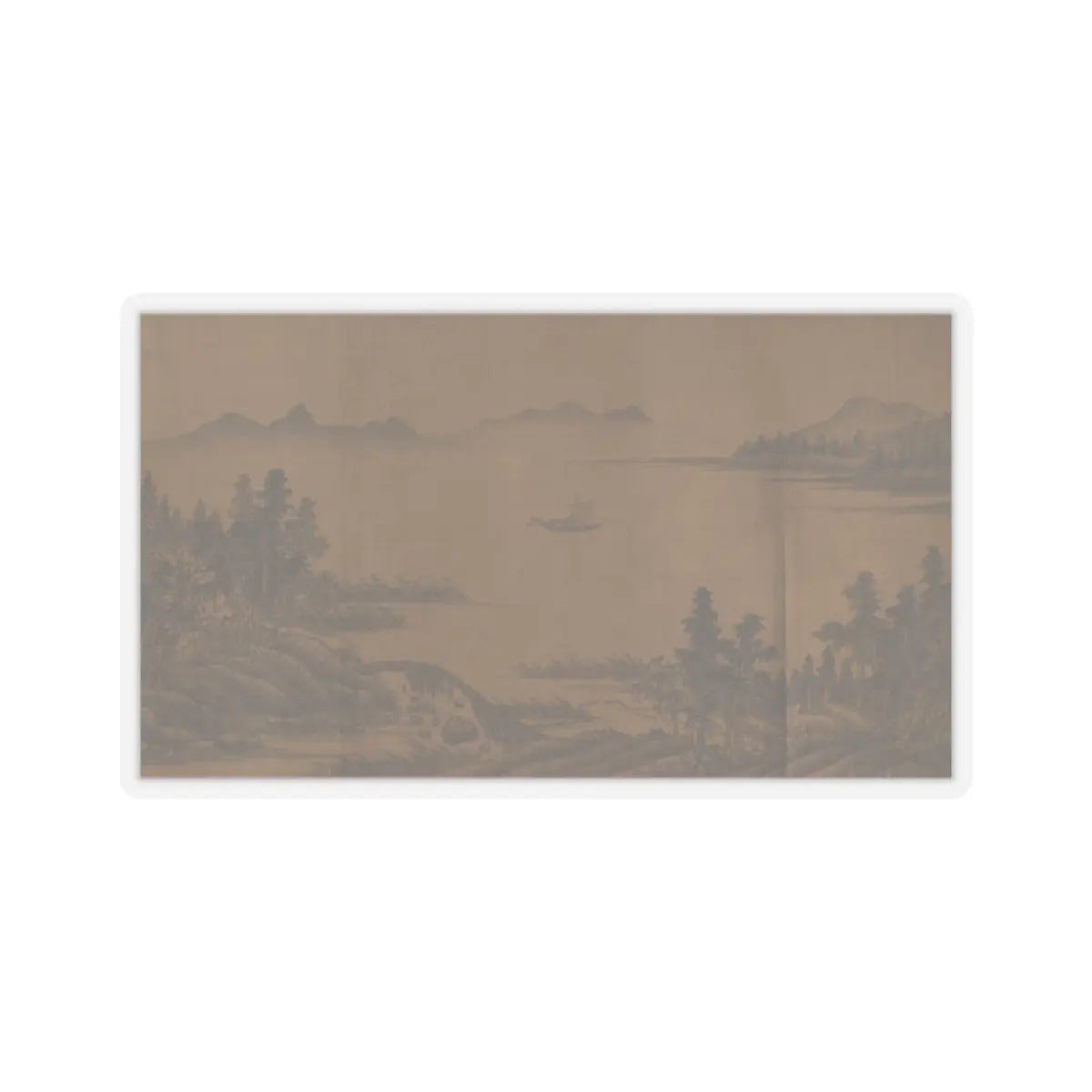 Unidentified artist - Landscape - 17th century v12 - STICKER Vinyl Kiss-Cut Decal