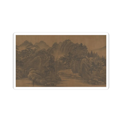 Unidentified artist - Landscape - 17th century v13 - STICKER Vinyl Kiss-Cut Decal