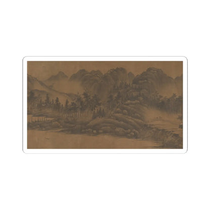Unidentified artist - Landscape - 17th century v15 - STICKER Vinyl Kiss-Cut Decal