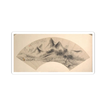 Unidentified artist - Landscape - 18th century or later - STICKER Vinyl Kiss-Cut Decal