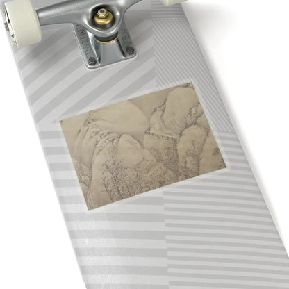 Unidentified artist - Landscape after Li Cheng - 18th century or later, v2 - STICKER Vinyl Kiss-Cut Decal