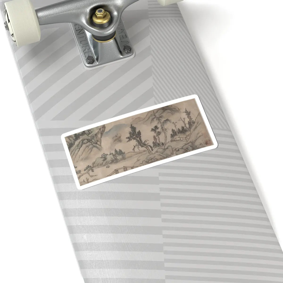 Unidentified artist - Landscape - early 20th century, spurious v1 - STICKER Vinyl Kiss-Cut Decal