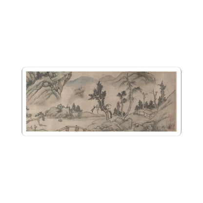 Unidentified artist - Landscape - early 20th century, spurious v1 - STICKER Vinyl Kiss-Cut Decal