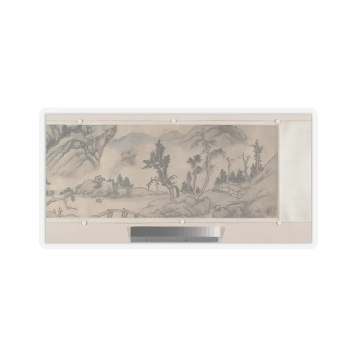 Unidentified artist - Landscape - early 20th century, spurious v7 - STICKER Vinyl Kiss-Cut Decal
