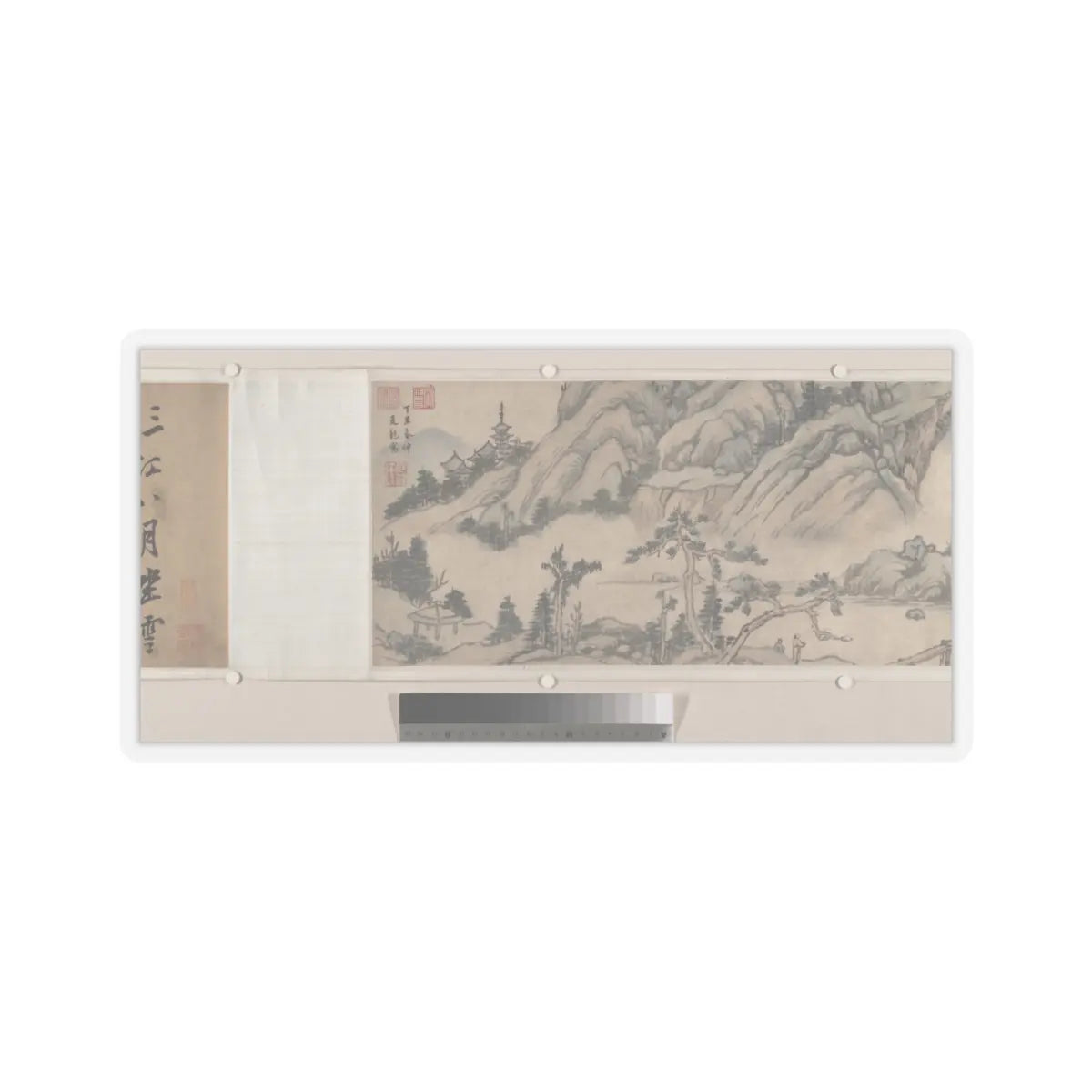 Unidentified artist - Landscape - early 20th century, spurious v8 - STICKER Vinyl Kiss-Cut Decal
