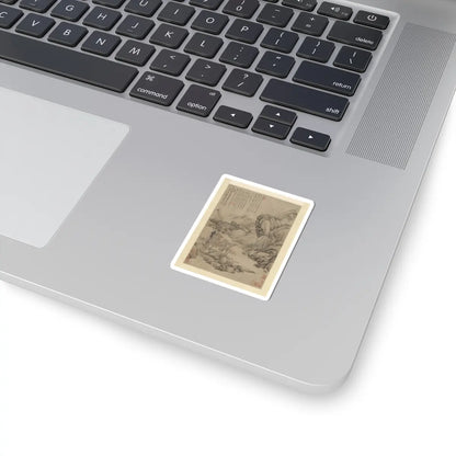 Unidentified artist - Landscape- Eve of Mid-autumn - dated 1686 v1 - STICKER Vinyl Kiss-Cut Decal