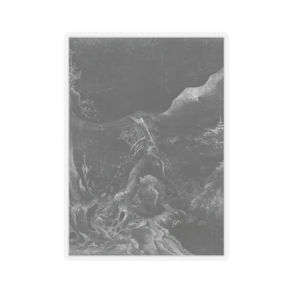 Unidentified artist - Landscape in the Tang Manner - unknown - STICKER Vinyl Kiss-Cut Decal
