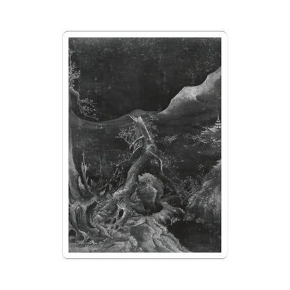 Unidentified artist - Landscape in the Tang Manner - unknown - STICKER Vinyl Kiss-Cut Decal