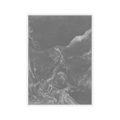 Unidentified artist - Landscape in the Tang Manner - unknown - STICKER Vinyl Kiss-Cut Decal