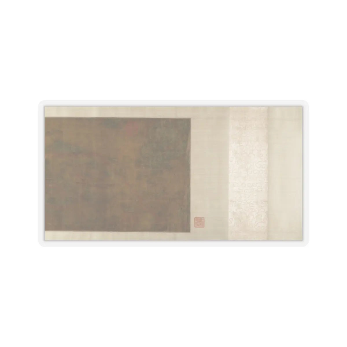 Unidentified artist - Landscape of Qin Palaces - unknown v6 - STICKER Vinyl Kiss-Cut Decal
