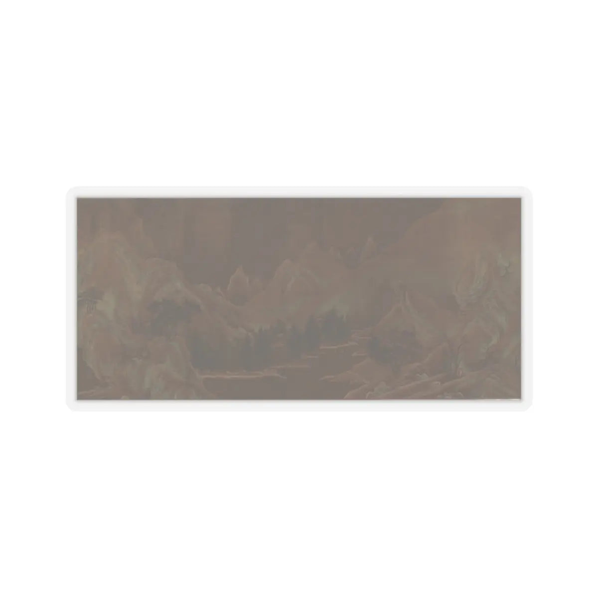 Unidentified artist - Landscape - unknown v1 - STICKER Vinyl Kiss-Cut Decal