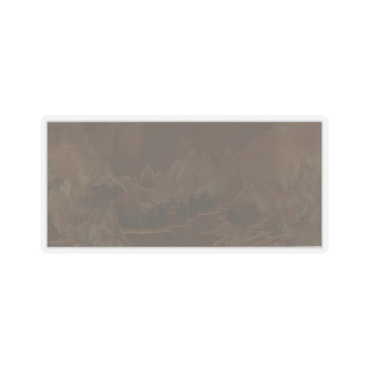 Unidentified artist - Landscape - unknown v1 - STICKER Vinyl Kiss-Cut Decal