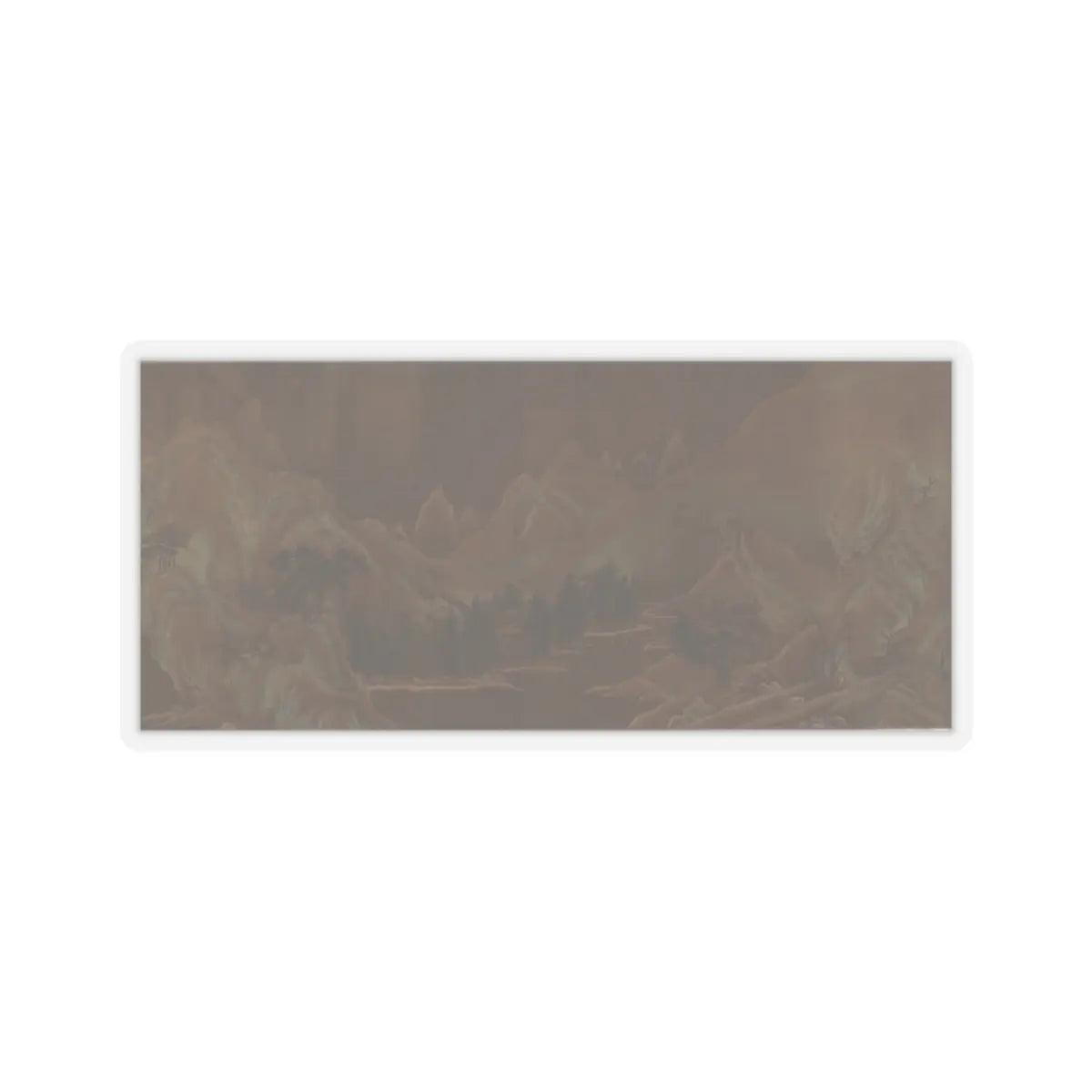 Unidentified artist - Landscape - unknown v1 - STICKER Vinyl Kiss-Cut Decal