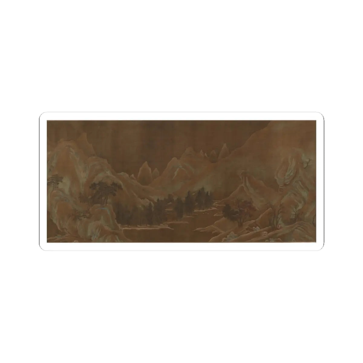 Unidentified artist - Landscape - unknown v1 - STICKER Vinyl Kiss-Cut Decal
