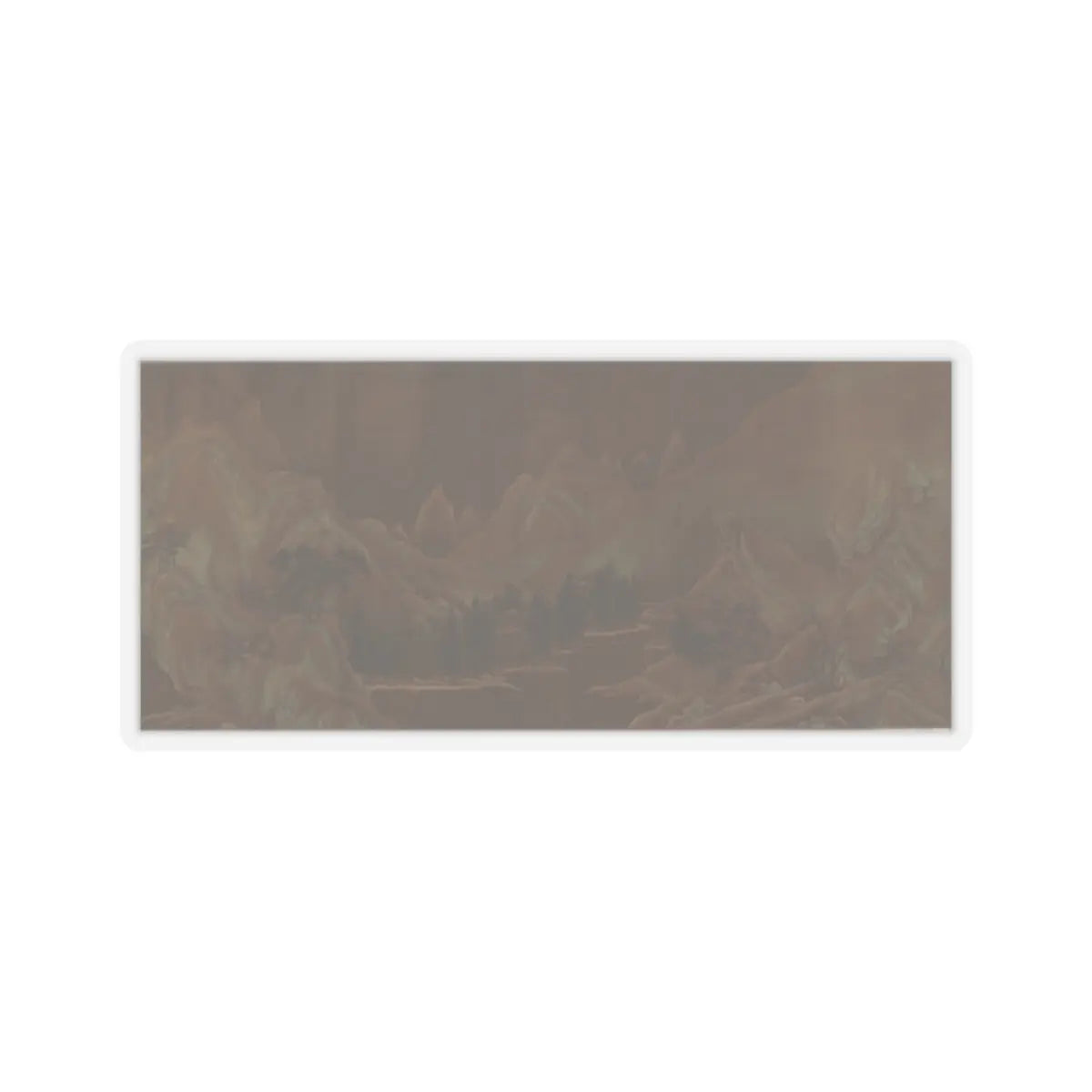 Unidentified artist - Landscape - unknown v1 - STICKER Vinyl Kiss-Cut Decal