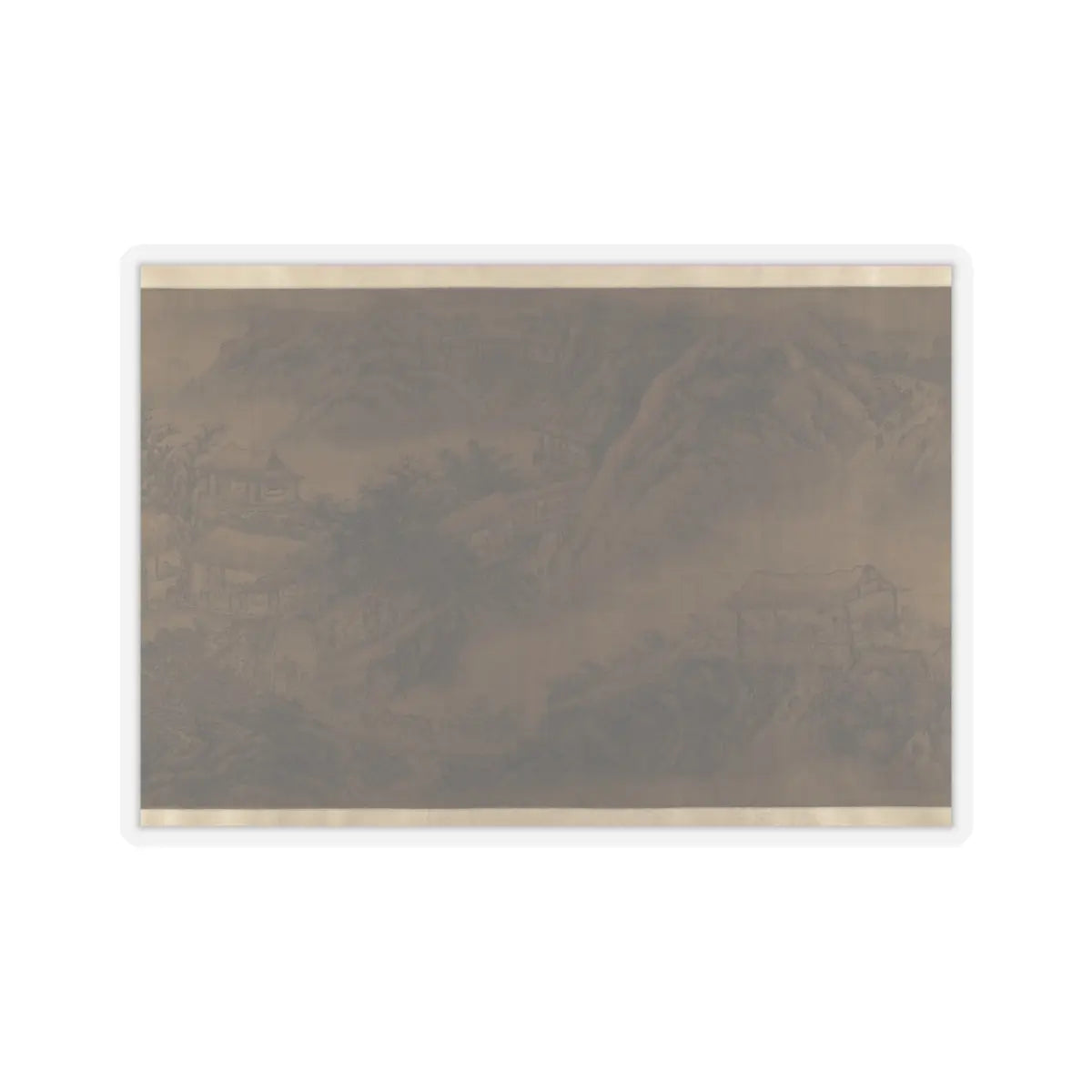Unidentified artist - Landscape - unknown v12 - STICKER Vinyl Kiss-Cut Decal