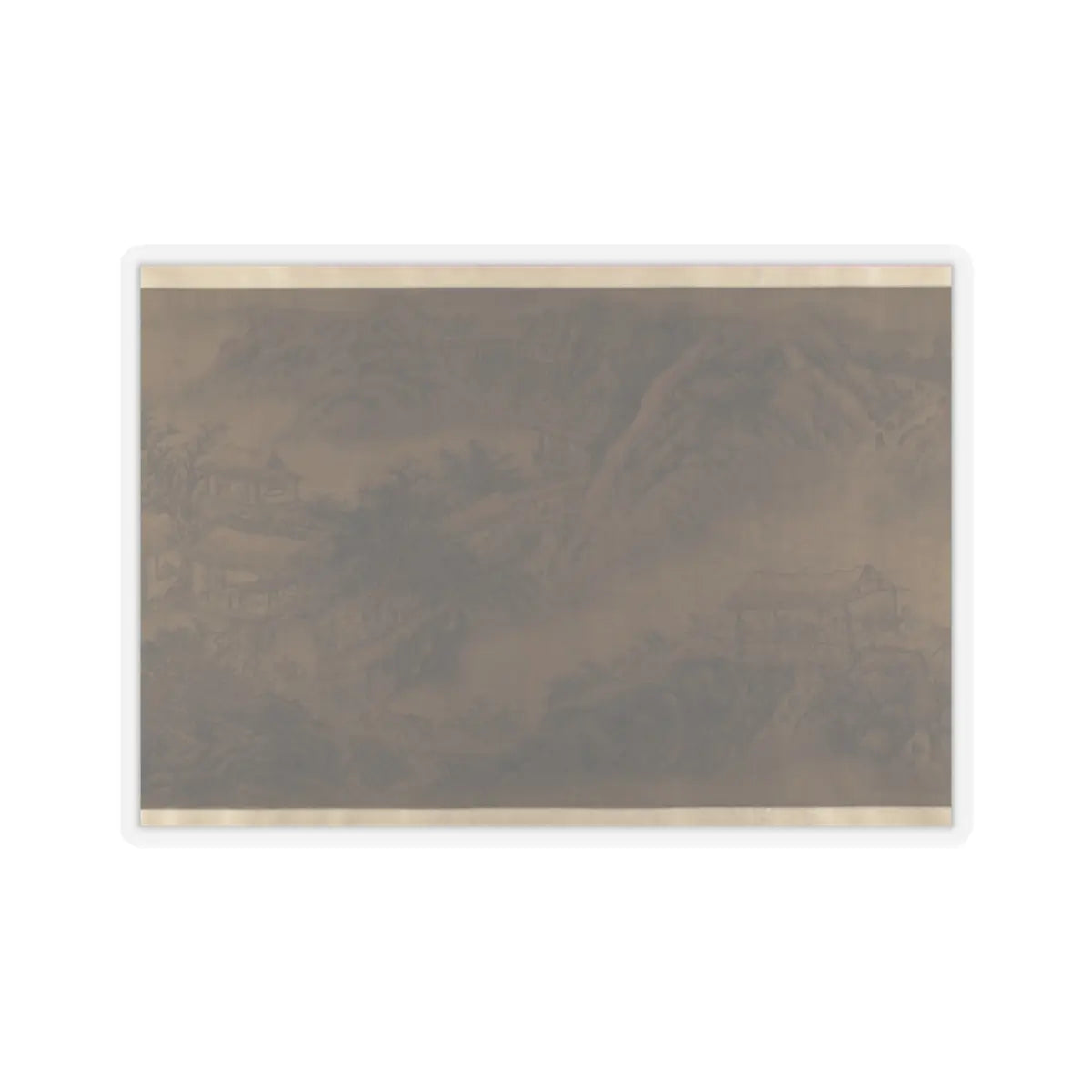 Unidentified artist - Landscape - unknown v12 - STICKER Vinyl Kiss-Cut Decal