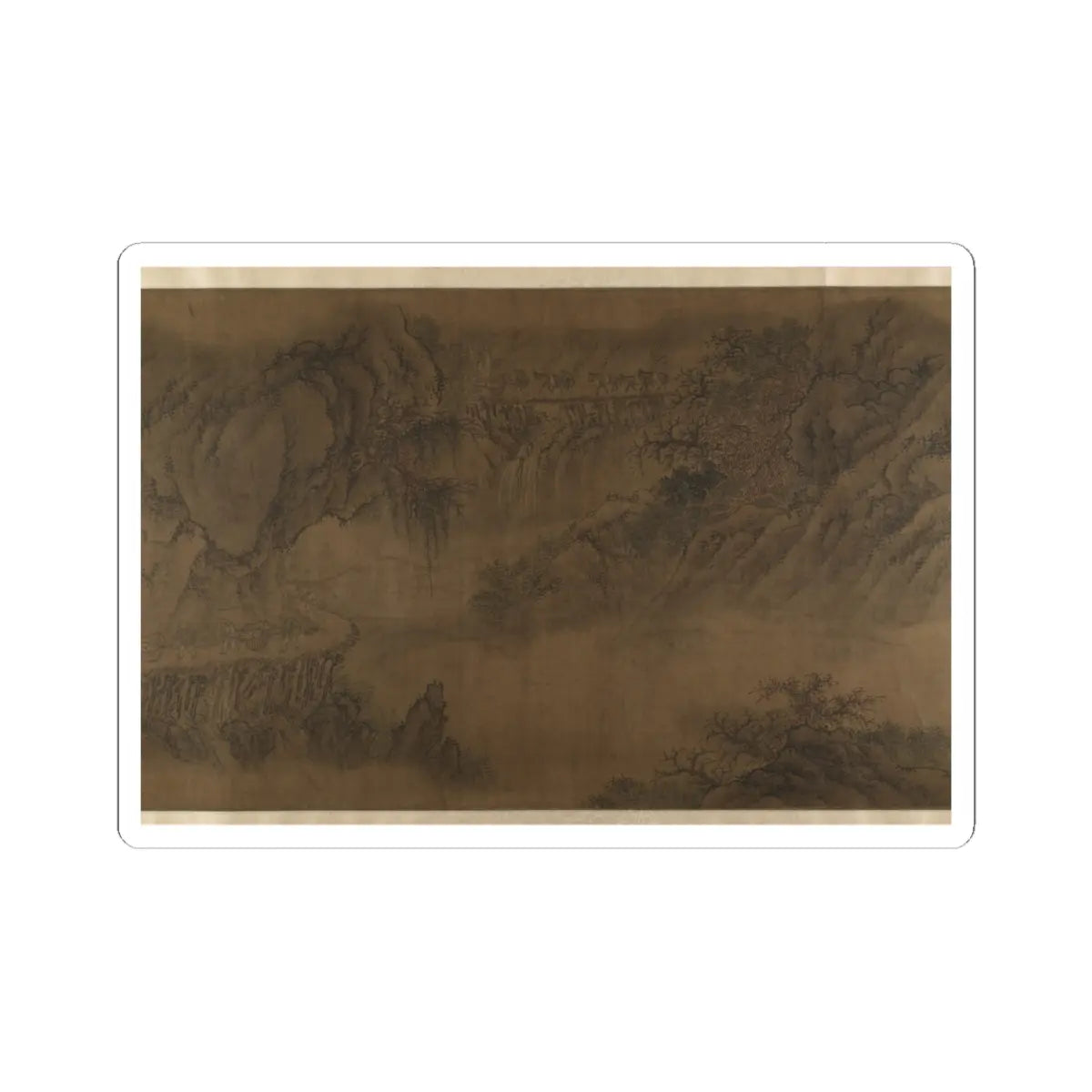 Unidentified artist - Landscape - unknown v14 - STICKER Vinyl Kiss-Cut Decal