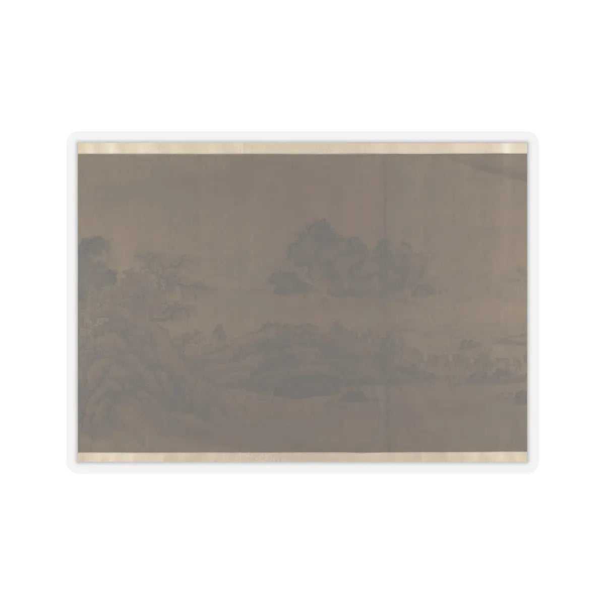Unidentified artist - Landscape - unknown v17 - STICKER Vinyl Kiss-Cut Decal