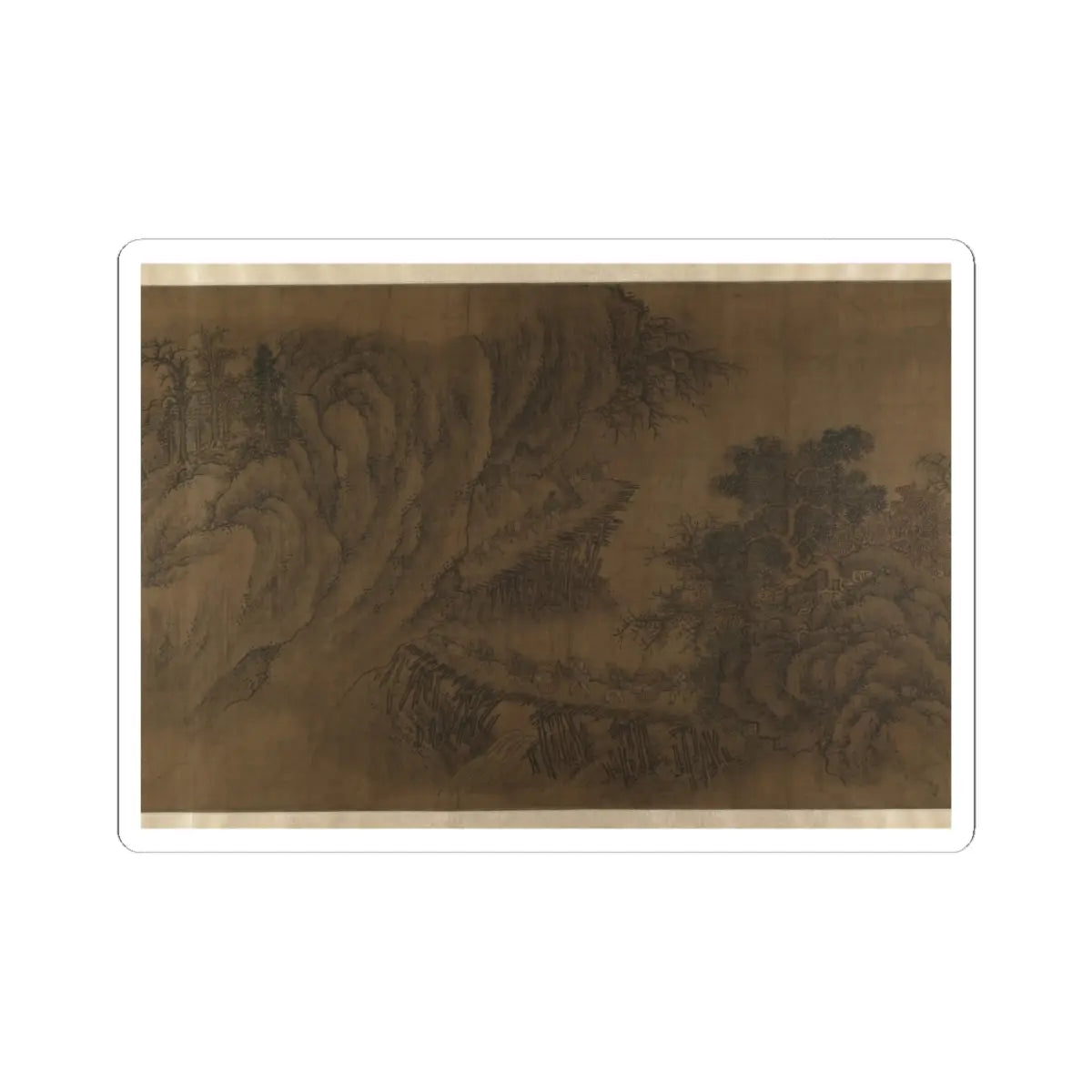 Unidentified artist - Landscape - unknown v18 - STICKER Vinyl Kiss-Cut Decal