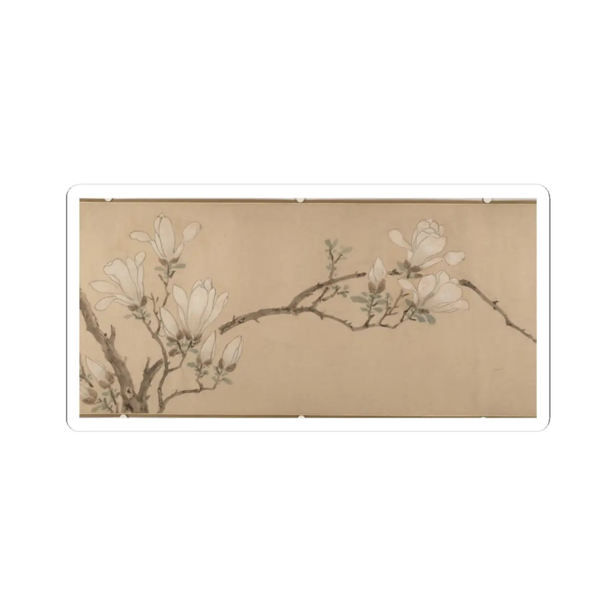 Unidentified artist - Magnolia - Spurious date of 1549 v1 - STICKER Vinyl Kiss-Cut Decal