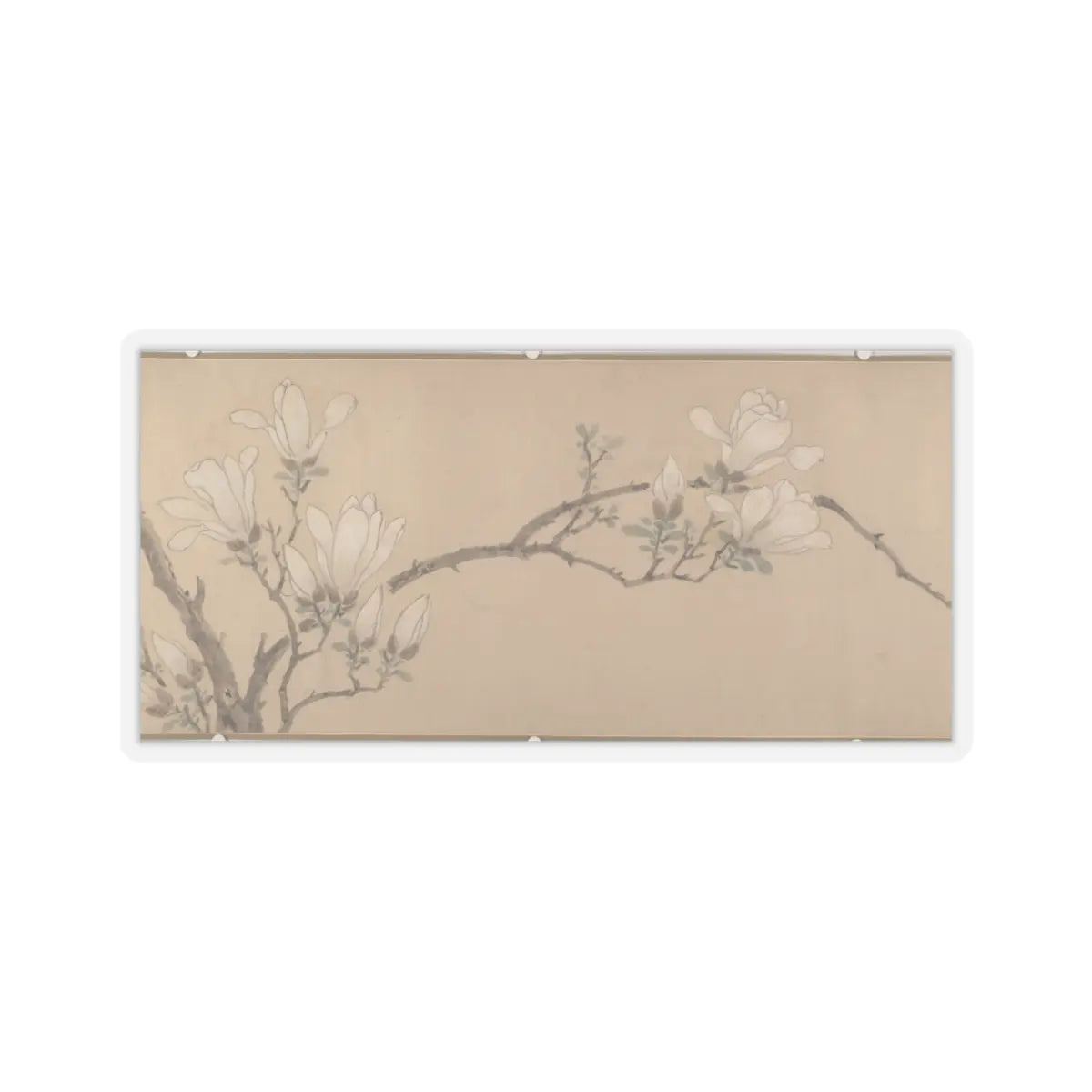 Unidentified artist - Magnolia - Spurious date of 1549 v1 - STICKER Vinyl Kiss-Cut Decal