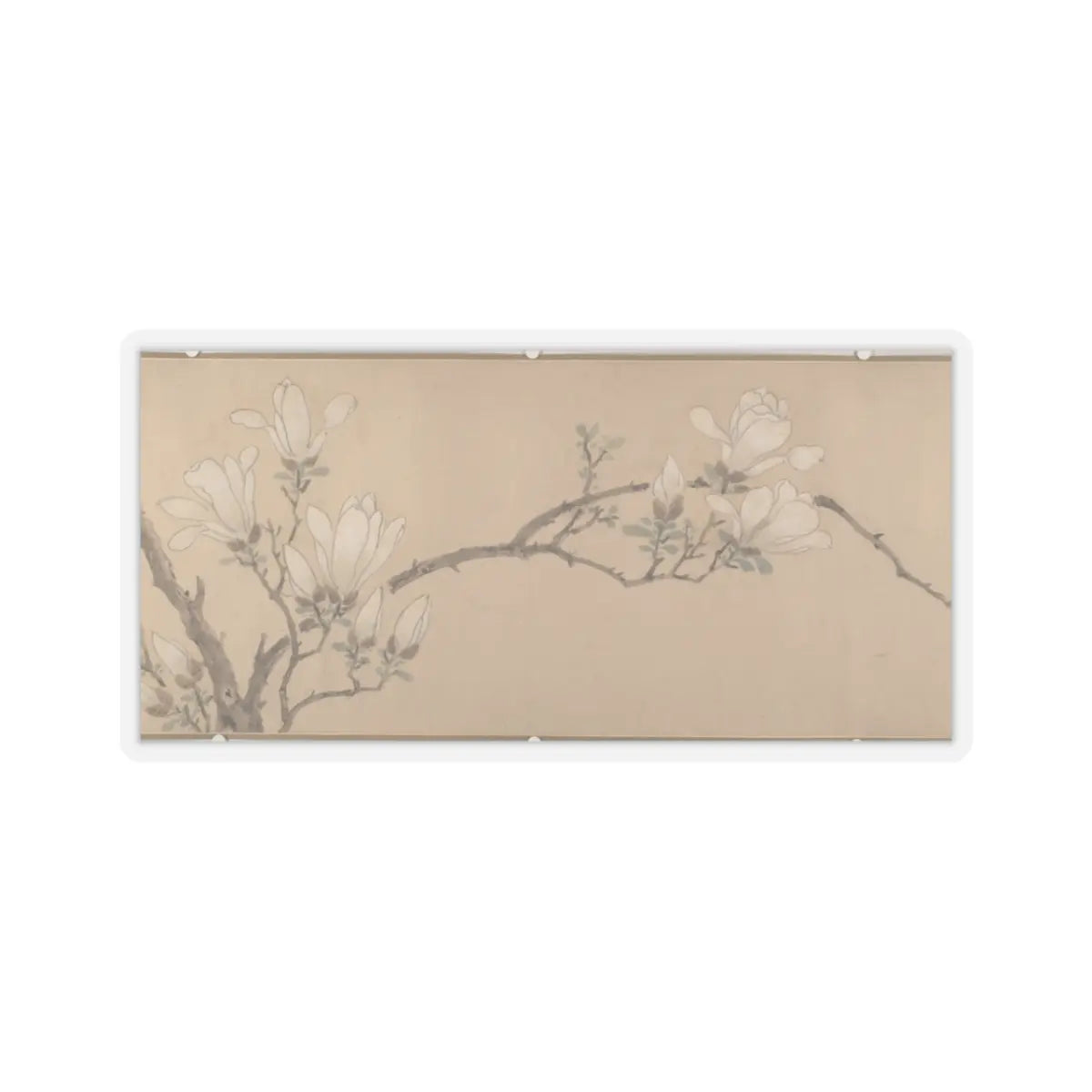 Unidentified artist - Magnolia - Spurious date of 1549 v1 - STICKER Vinyl Kiss-Cut Decal