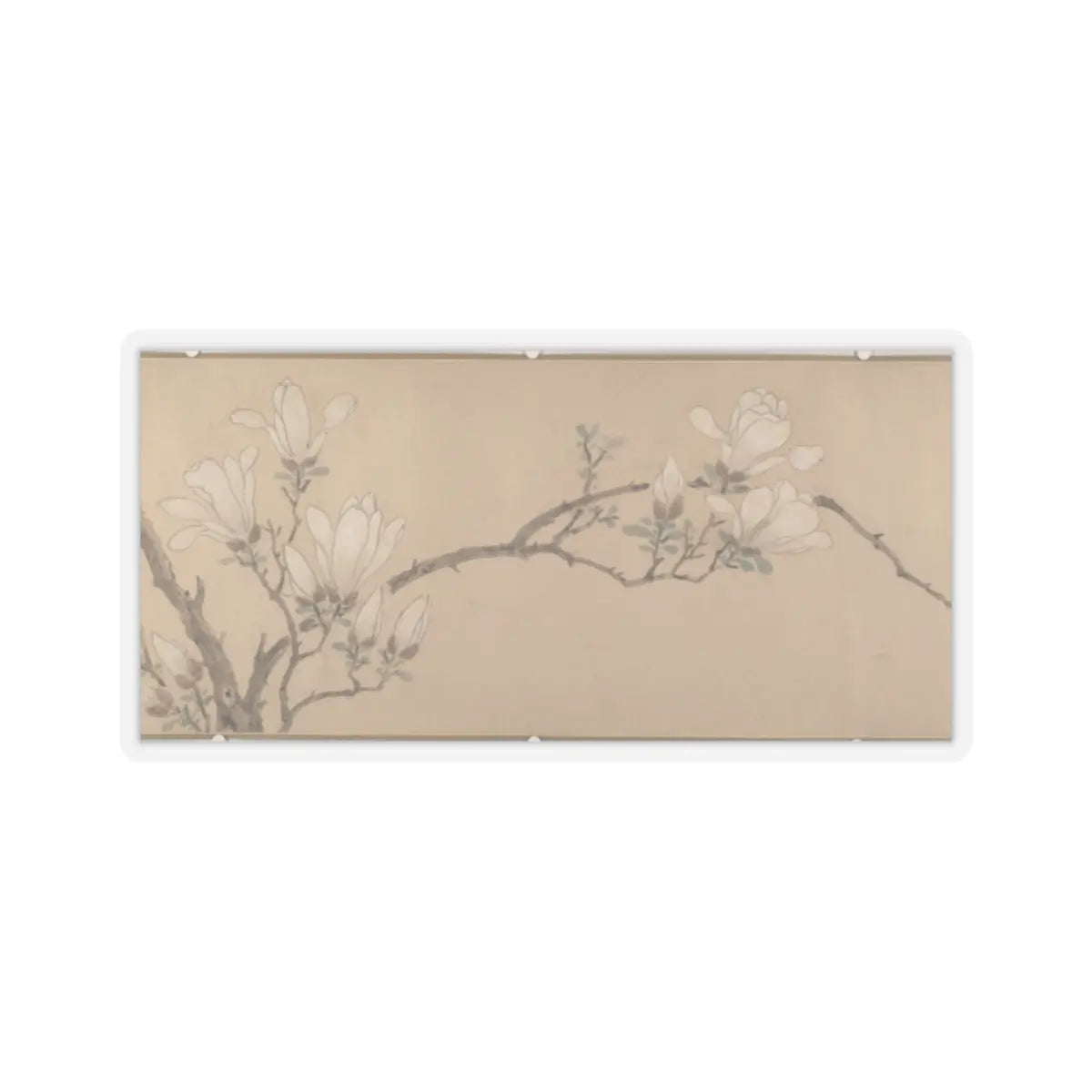 Unidentified artist - Magnolia - Spurious date of 1549 v1 - STICKER Vinyl Kiss-Cut Decal