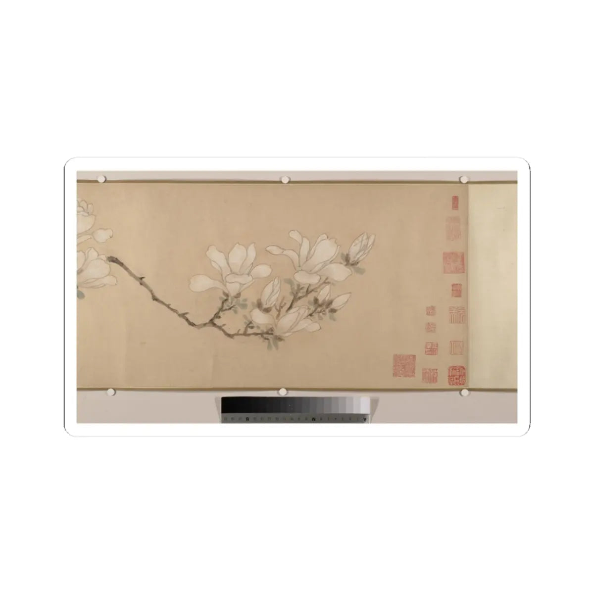 Unidentified artist - Magnolia - Spurious date of 1549 v7 - STICKER Vinyl Kiss-Cut Decal