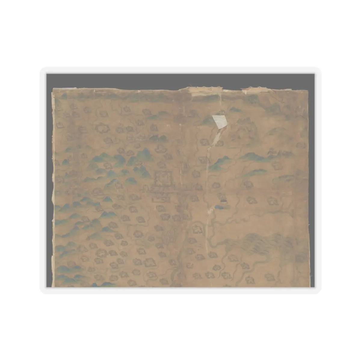 Unidentified artist - Map of China - unknown v10 - STICKER Vinyl Kiss-Cut Decal