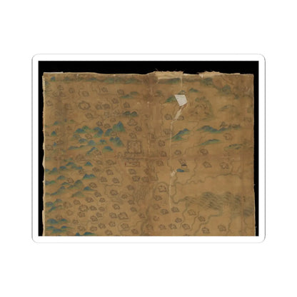 Unidentified artist - Map of China - unknown v10 - STICKER Vinyl Kiss-Cut Decal