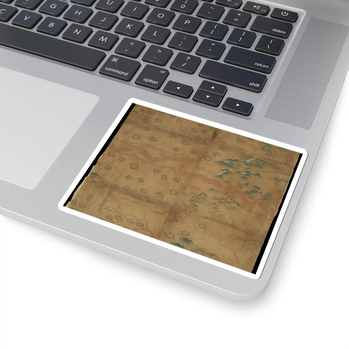 Unidentified artist - Map of China - unknown v12 - STICKER Vinyl Kiss-Cut Decal
