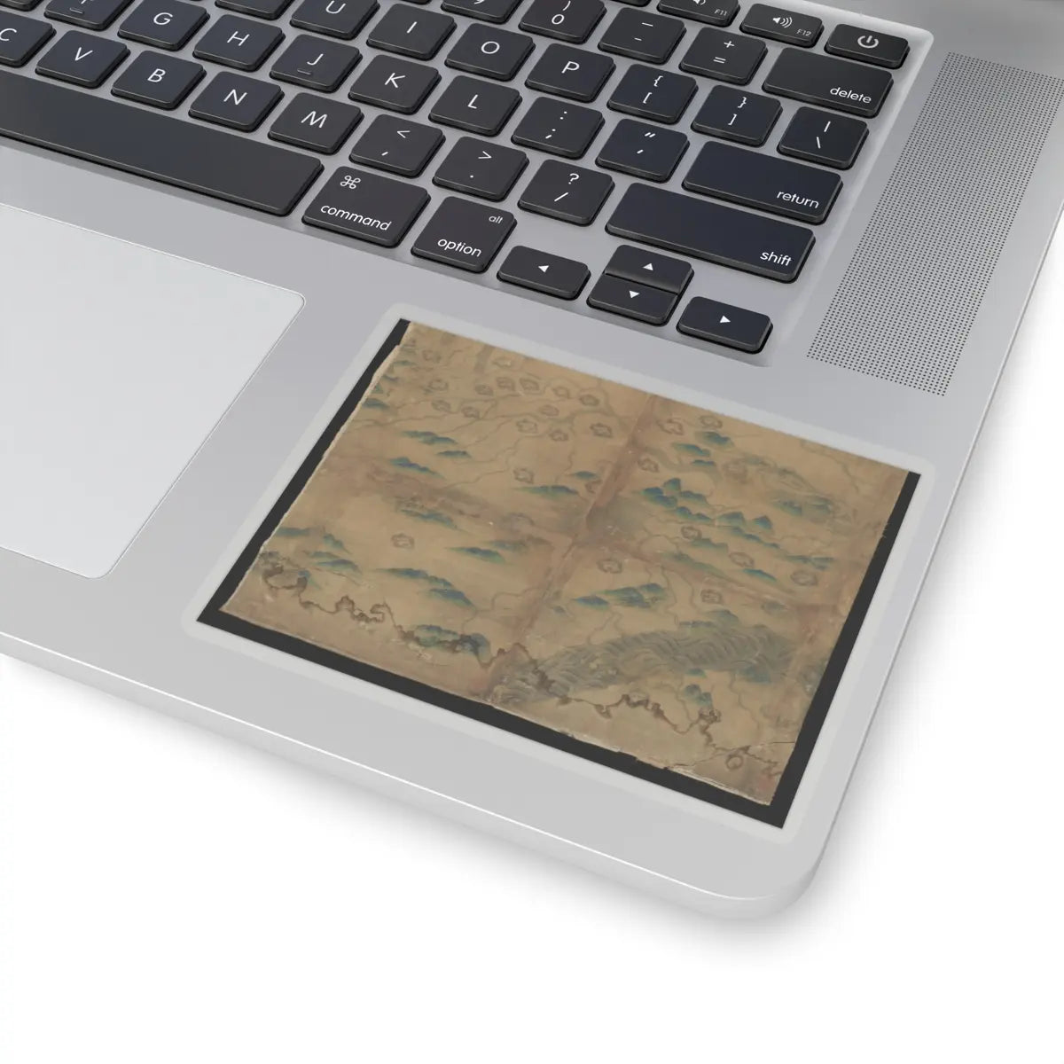 Unidentified artist - Map of China - unknown v13 - STICKER Vinyl Kiss-Cut Decal