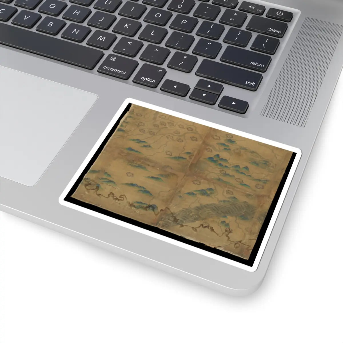 Unidentified artist - Map of China - unknown v13 - STICKER Vinyl Kiss-Cut Decal