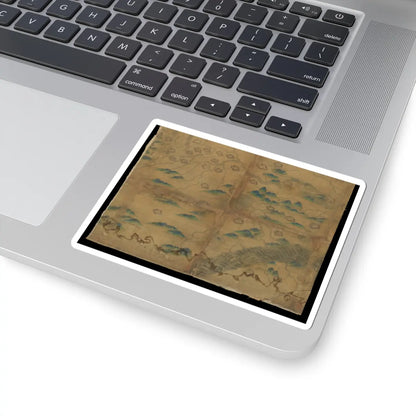 Unidentified artist - Map of China - unknown v13 - STICKER Vinyl Kiss-Cut Decal