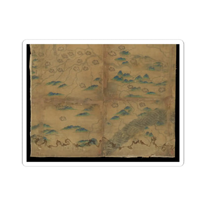 Unidentified artist - Map of China - unknown v13 - STICKER Vinyl Kiss-Cut Decal