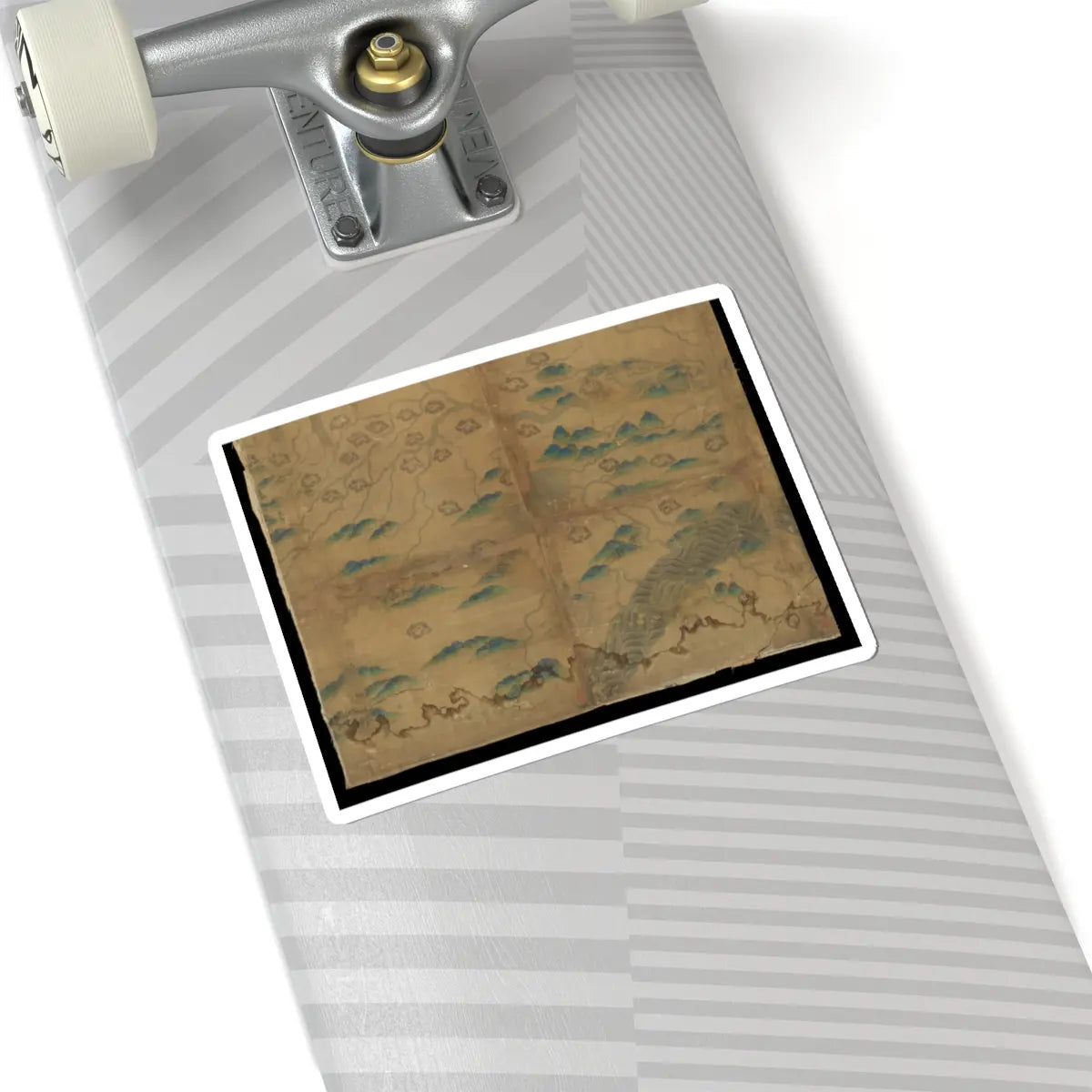 Unidentified artist - Map of China - unknown v13 - STICKER Vinyl Kiss-Cut Decal