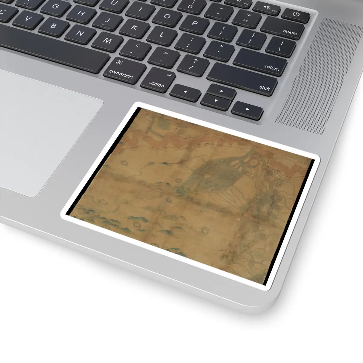 Unidentified artist - Map of China - unknown v16 - STICKER Vinyl Kiss-Cut Decal