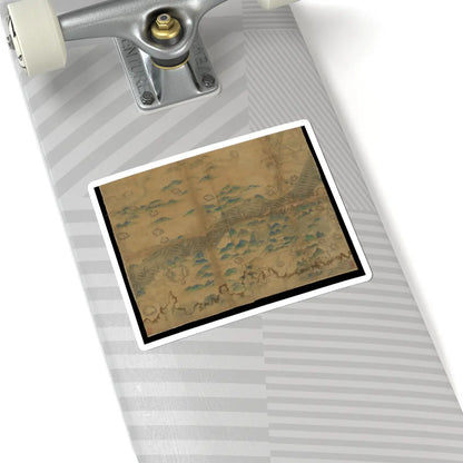 Unidentified artist - Map of China - unknown v17 - STICKER Vinyl Kiss-Cut Decal